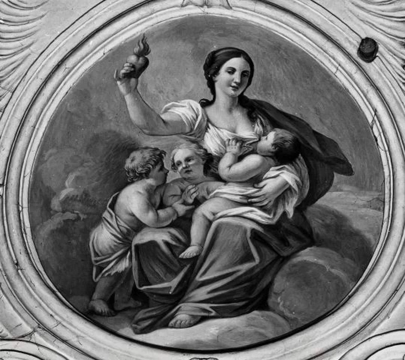 Allegoria della carità - Basilica di S. Maria degli Angeli, Assisi